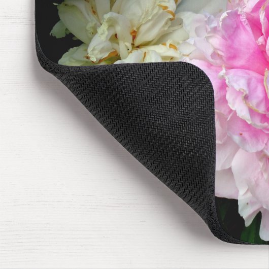 Roze en witte volken muismat (Hoek)