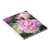 Roze en witte volken notitieblok (Schuin)