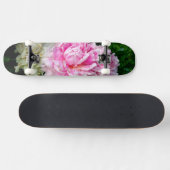 Roze en witte volken skateboard (Horizontaal)