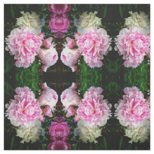 Roze en witte volken stof