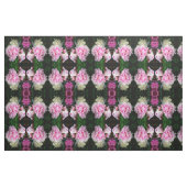 Roze en witte volken stof (Fat Quarter)