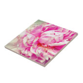 Roze en witte volken tegeltje (Zijkant)