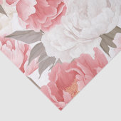 Roze en witte volken tissuepapier (Detail)