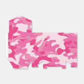 Roze en witte vormgeving bedankdoosjes (Uitgevouwen)