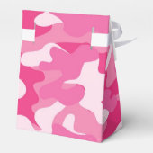 Roze en witte vormgeving bedankdoosjes (Achterkant)