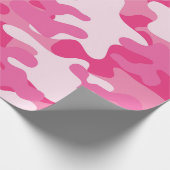 Roze en witte vormgeving cadeaupapier (Hoek)