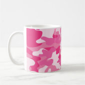 Roze en witte vormgeving koffiemok (Links)