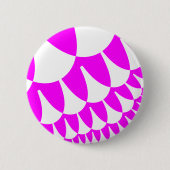 Roze en witte weegschalen ronde button 5,7 cm (Voorkant)