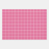 Roze en witte XOXO Love Valentijnsdag Inpakpapier Vel (Voorkant 3)