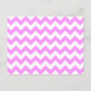 Roze en witte zigzag briefkaart