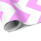 Roze en witte zigzag cadeaupapier (Rol Hoek)