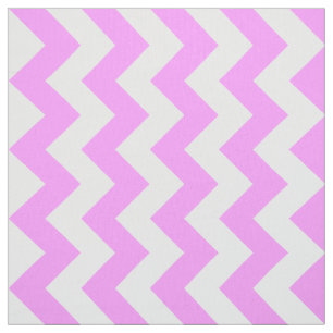 Roze en witte zigzag geometrische verbinding stof
