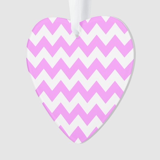 Roze en witte zigzag ornament (voorkant)