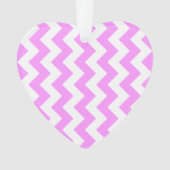 Roze en witte zigzag ornament (voorkant)
