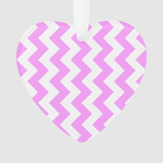 Roze en witte zigzag ornament (voorkant)