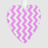 Roze en witte zigzag ornament (voorkant)