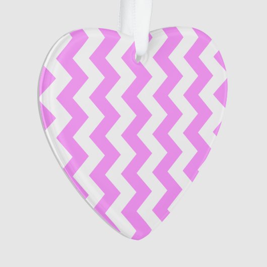 Roze en witte zigzag ornament (voorkant)
