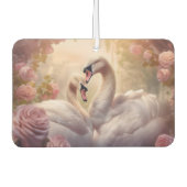 Roze en Witte Zwanen Luchtverfrisser (Voorkant)