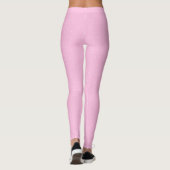 Roze en witte Zwitserse Stippen Leggings (Achterkant)