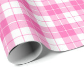 Roze en wittekentrooppapier cadeaupapier (Rol Hoek)