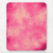 Roze en wolkenffect Mouse Mat. Muismat (Voorkant)