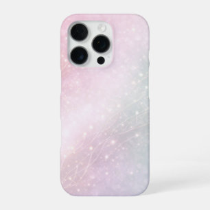 Roze en zachte mintgroene patronen AI-kunst iPhone 16 Pro Hoesje