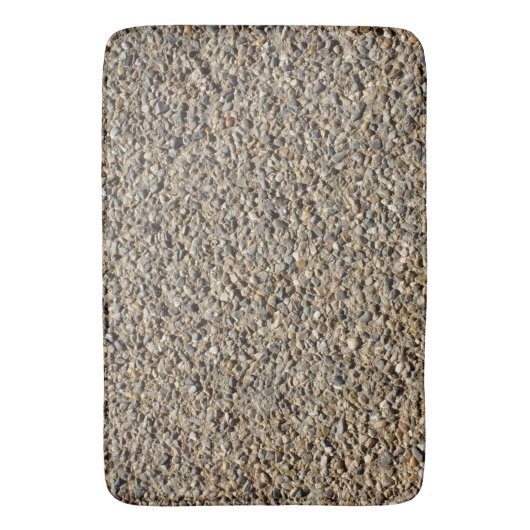 Roze en zand Realistische textuur Badmat (Voorkant Verticaal)