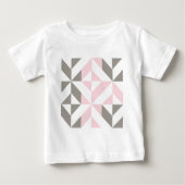 Roze en zilver Geometric ZigZag (Voorkant)