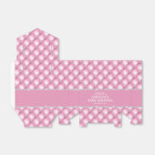 Roze en Zilver Gepluimde Favoriet Doosje (Uitgevouwen)