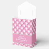 Roze en Zilver Gepluimde Favoriet Doosje (Geopend)