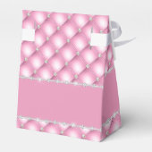 Roze en Zilver Gepluimde Favoriet Doosje (Achterkant)