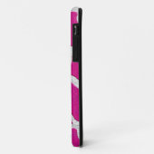 Roze en zilver Giraffe Case-Mate iPhone Case (Achterkant/links)