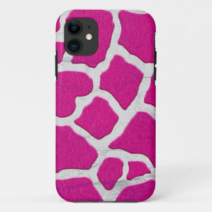 Roze en zilver Giraffe Case-Mate iPhone Case