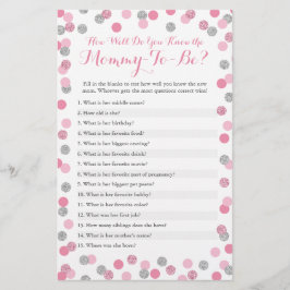 Roze en zilver hoe goed je de mama Quiz kent