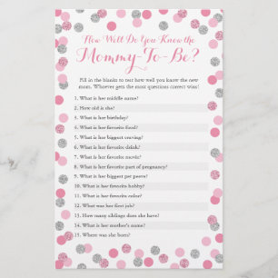 Roze en zilver hoe goed je de mama Quiz kent