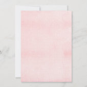 Roze en zilver Leaf Kaart (Achterkant)