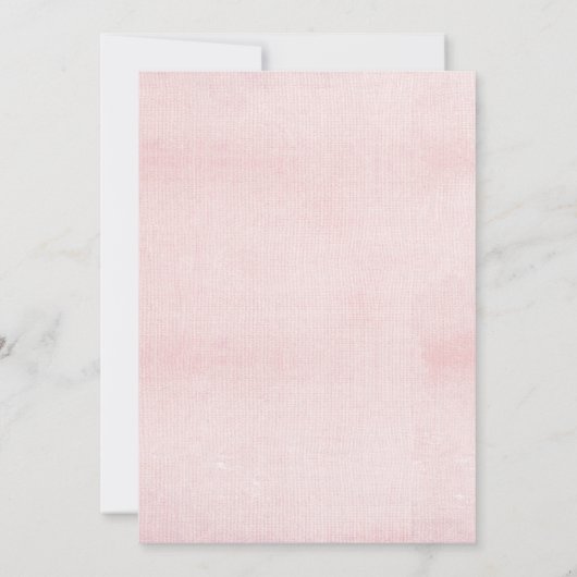 Roze en zilver Leaf Kaart (Achterkant)