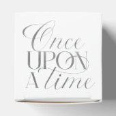 Roze en zilver op een time prinses bedankdoosjes (Bovenkant)