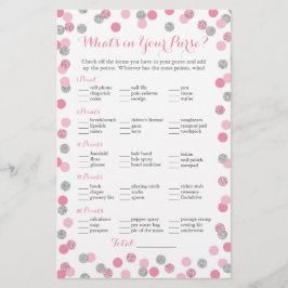 Roze en zilveren glitter Wat zit er in uw paarse g