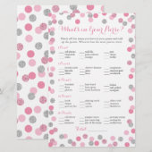 Roze en zilveren glitter Wat zit er in uw paarse g (Voorkant / Achterkant)