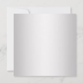 Roze en zilveren meisjes brengen een boek Baby sho Kaart (Achterkant)