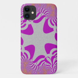 Roze en zilverkruis Case-Mate iPhone case
