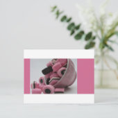 roze en zoet briefkaart (Staand voorkant)