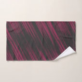 Roze en Zwart abstract Bad Handdoek (Handdoek)