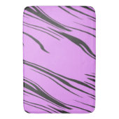 Roze en Zwart abstract Badmat (Voorkant Verticaal)