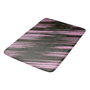 Roze en Zwart abstract Badmat