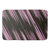 Roze en Zwart abstract Badmat (Voorkant)