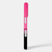 Roze en zwart Abstract Case-Mate iPhone Case (Achterkant / Rechts)