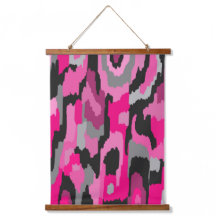 Roze en zwart Abstract
