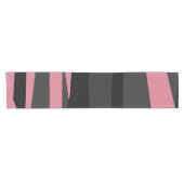 roze en zwart abstract korte tafelloper (Horizontaal)